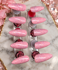 Pink Stardust ✨ Handmade Press-On Nails