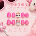 Kids Unicorn Press-On Nails