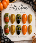 Pumpkin Paws – Halloween Press-On Nails