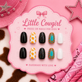 Cute Western Press-On Nails For Kids